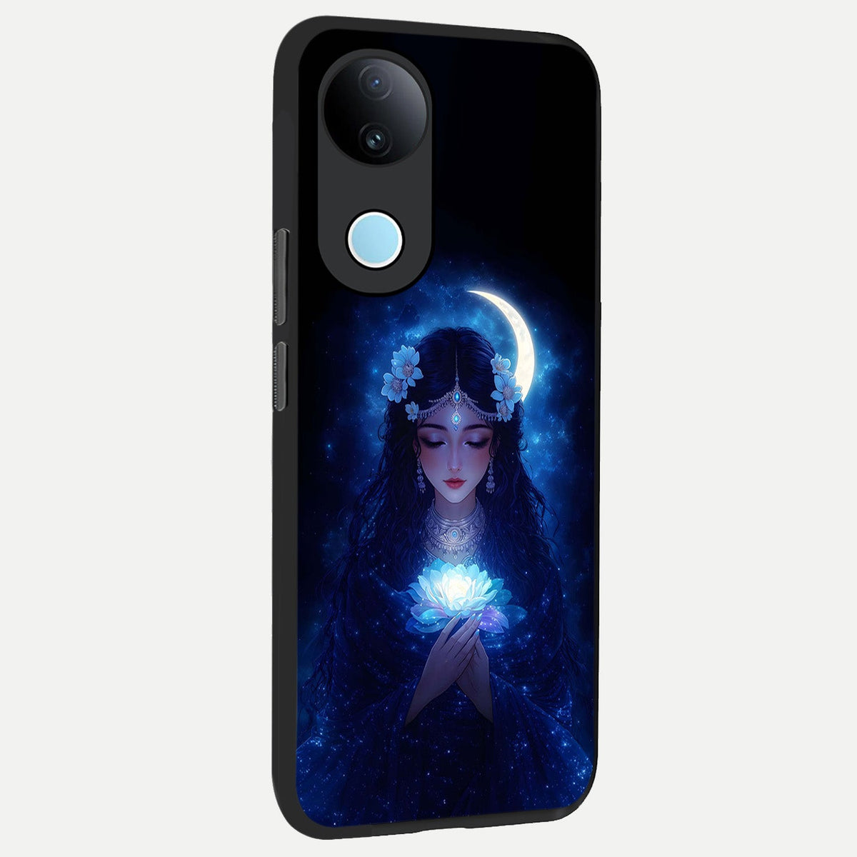 Mystic Moon Queen back cover For iQOO Z10R 5G slim fit glass case with vibrant aesthetic design