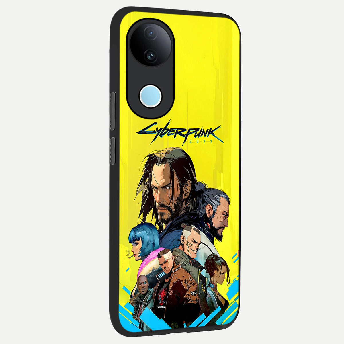 Neon Rebel Genesis back cover For iQOO Z10R 5G slim fit glass case with vibrant aesthetic design