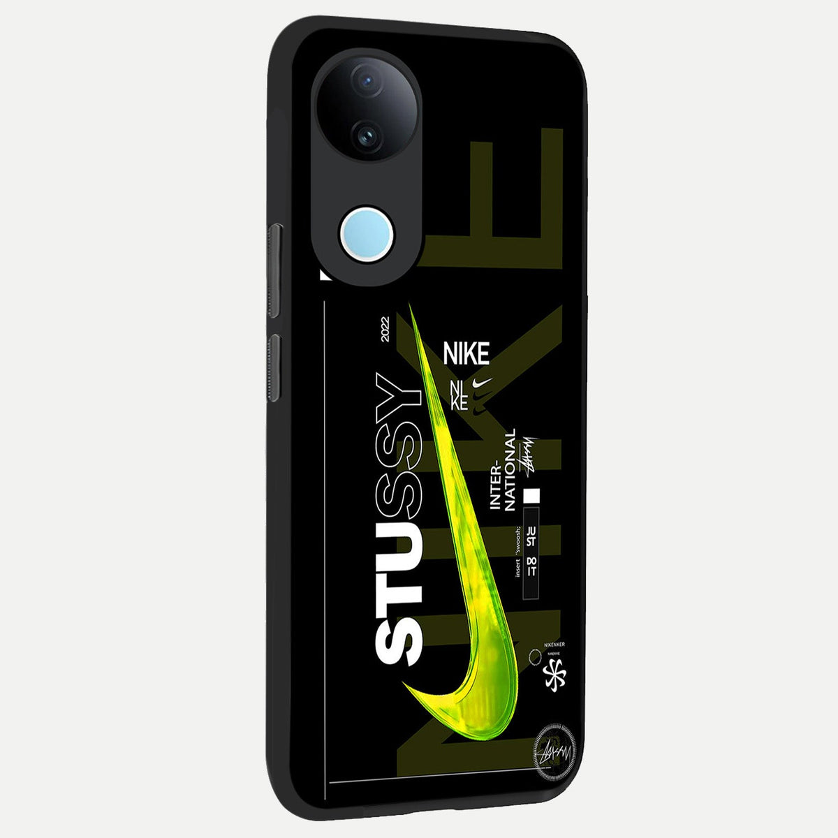 Neon Street Edition back cover For iQOO Z10R 5G slim fit glass case with vibrant aesthetic design