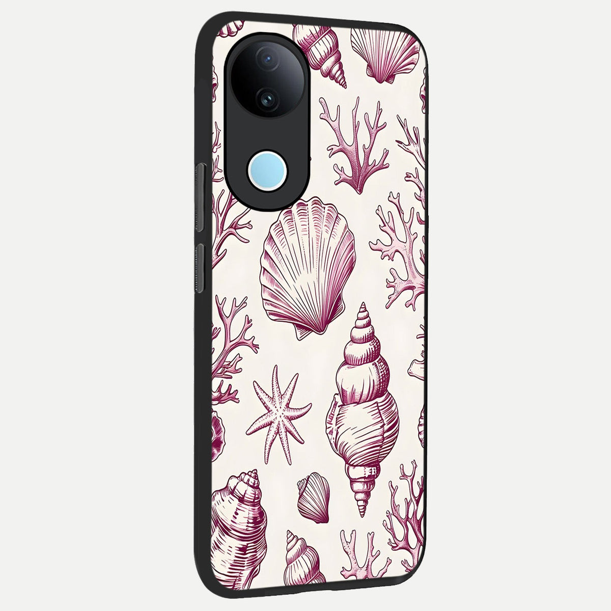 Pink Power Sparks back cover For iQOO Z10R 5G slim fit glass case with vibrant aesthetic design