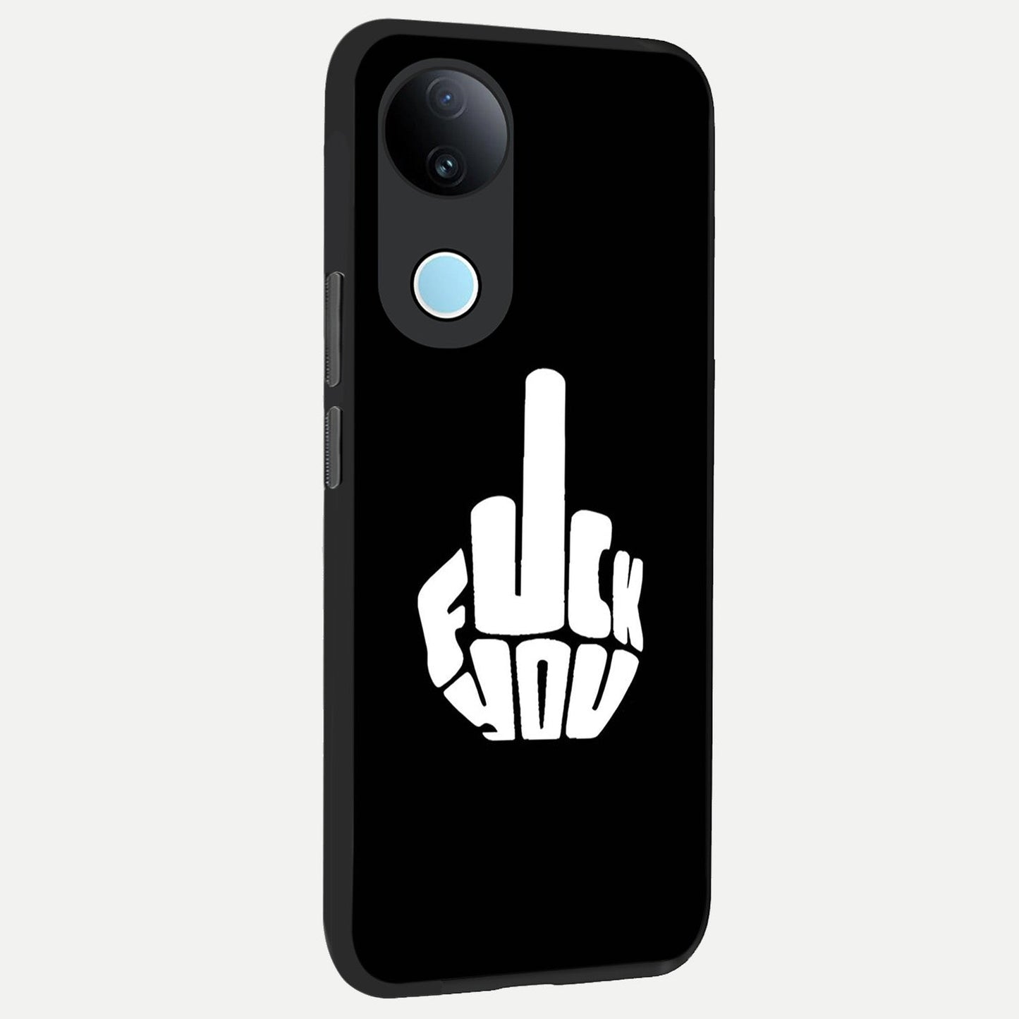 Rebel Mode On back cover for iQOO Z10R slim fit glass case with vibrant aesthetic design