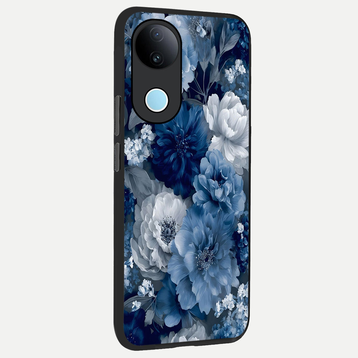Royal Bloom Garden back cover For iQOO Z10R 5G slim fit glass case with vibrant aesthetic design