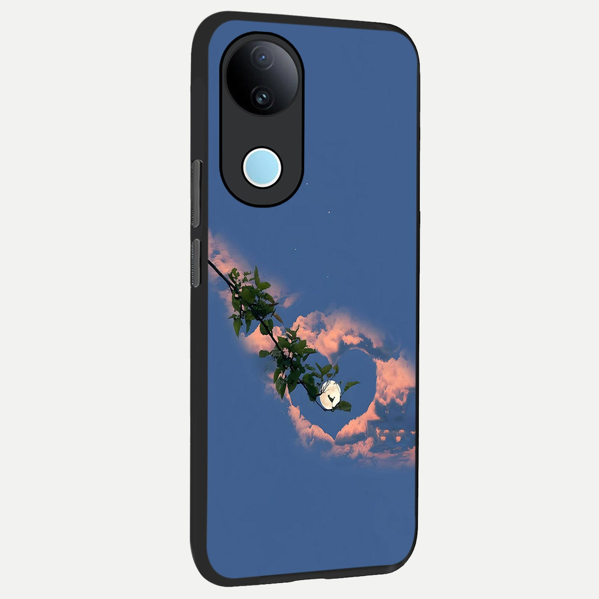 Sky Under Tree back cover For iQOO Z10R 5G slim fit glass case with vibrant aesthetic design