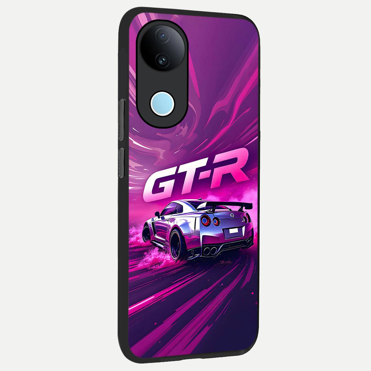 Speed Drift Legend back cover For iQOO Z10R 5G slim fit glass case with vibrant aesthetic design