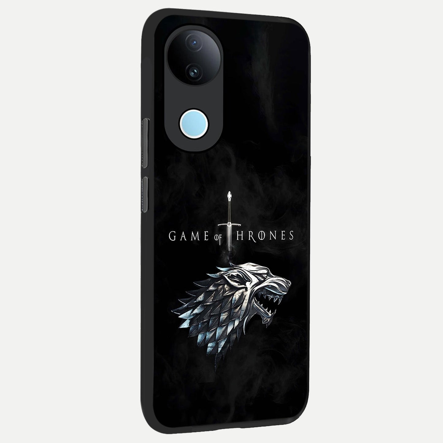 Throne Wolf Legacy back cover for iQOO Z10R slim fit glass case with vibrant aesthetic design