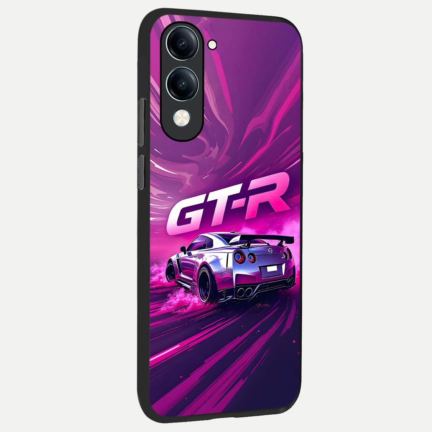Speed Drift Legend back cover for iQOO Z10 lite slim fit glass case with vibrant aesthetic design