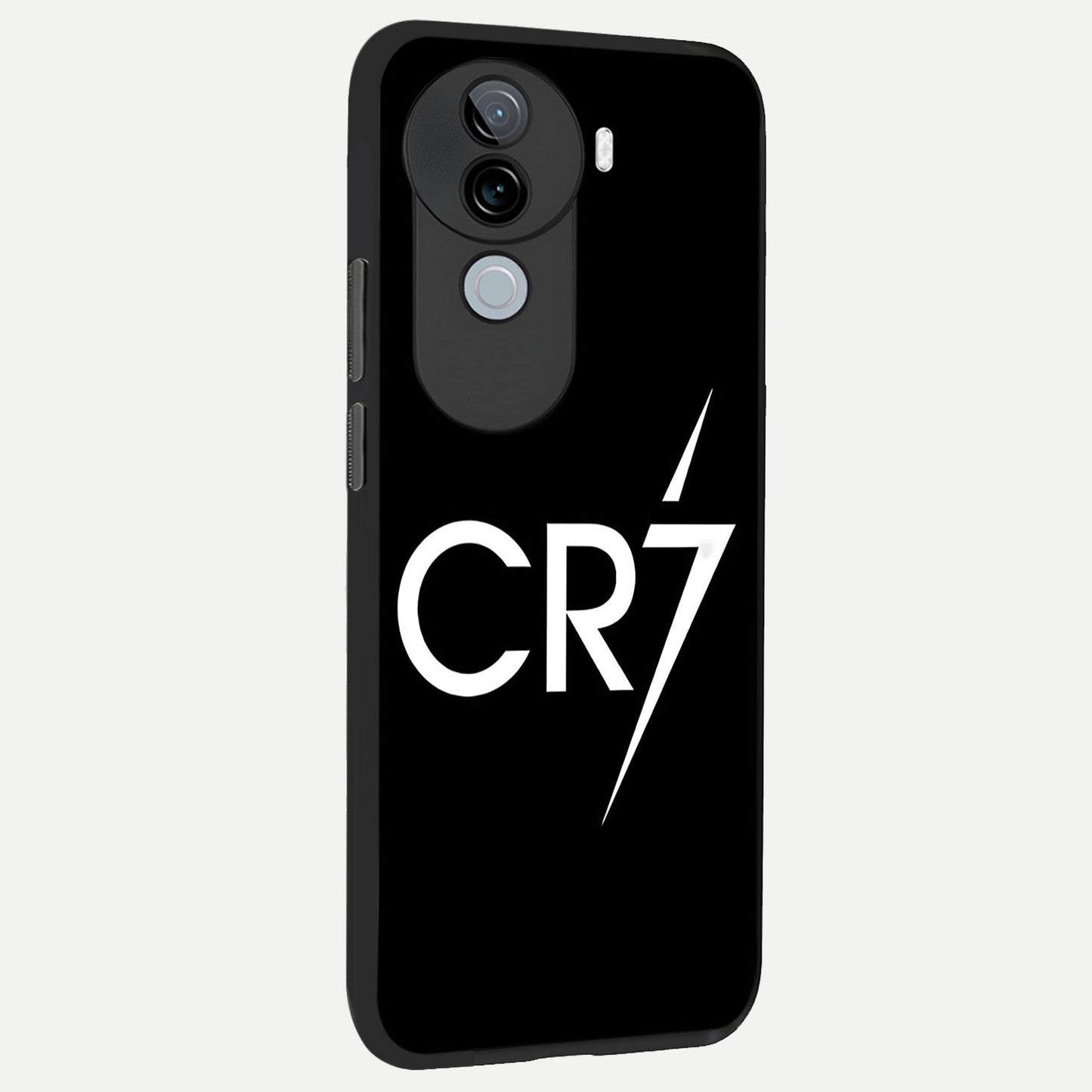 CR7 Elite Strike back cover for iQOO Z9s slim fit glass case with vibrant aesthetic design