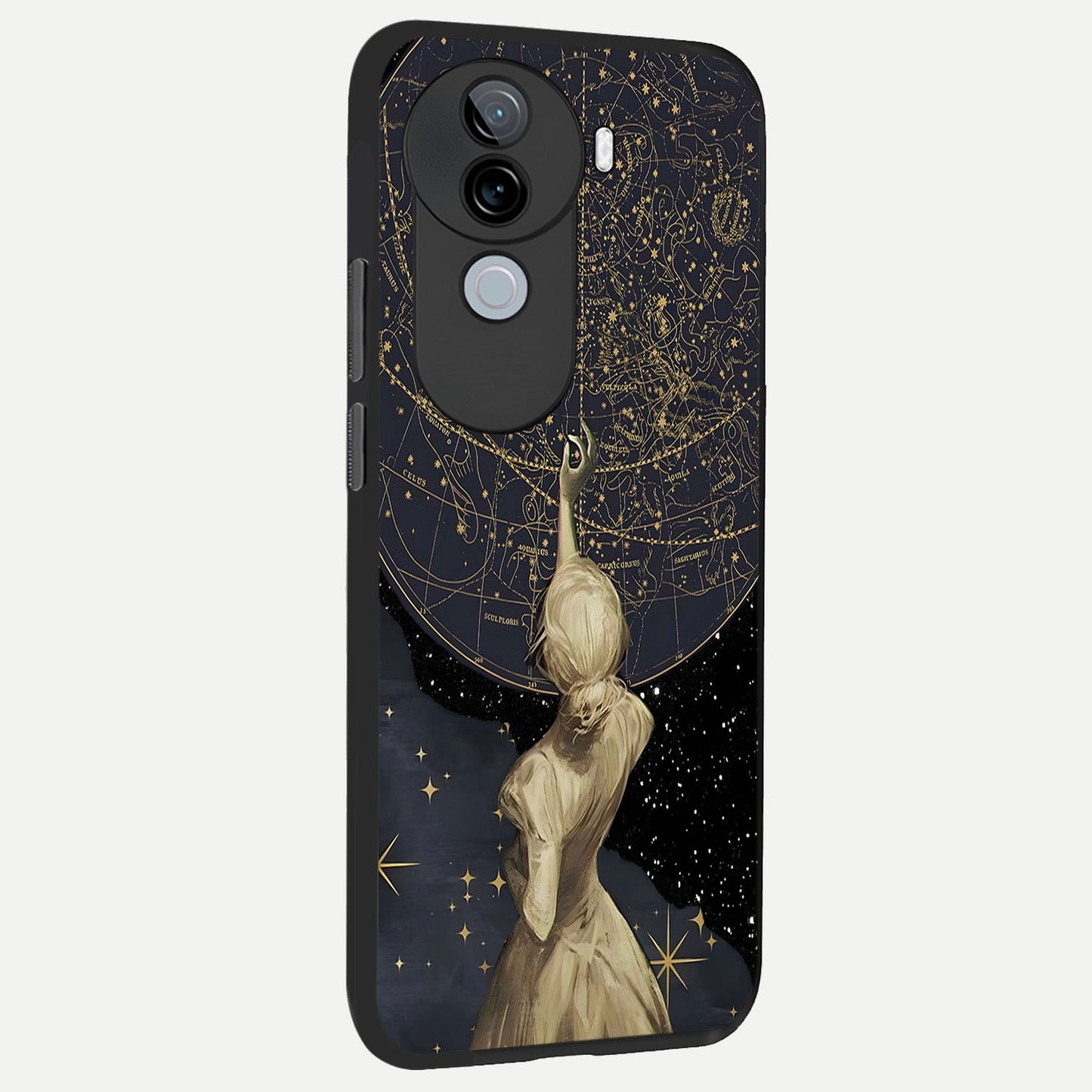 Taylor Swift Girl back cover for iQOO Z9s slim fit glass case with vibrant aesthetic design