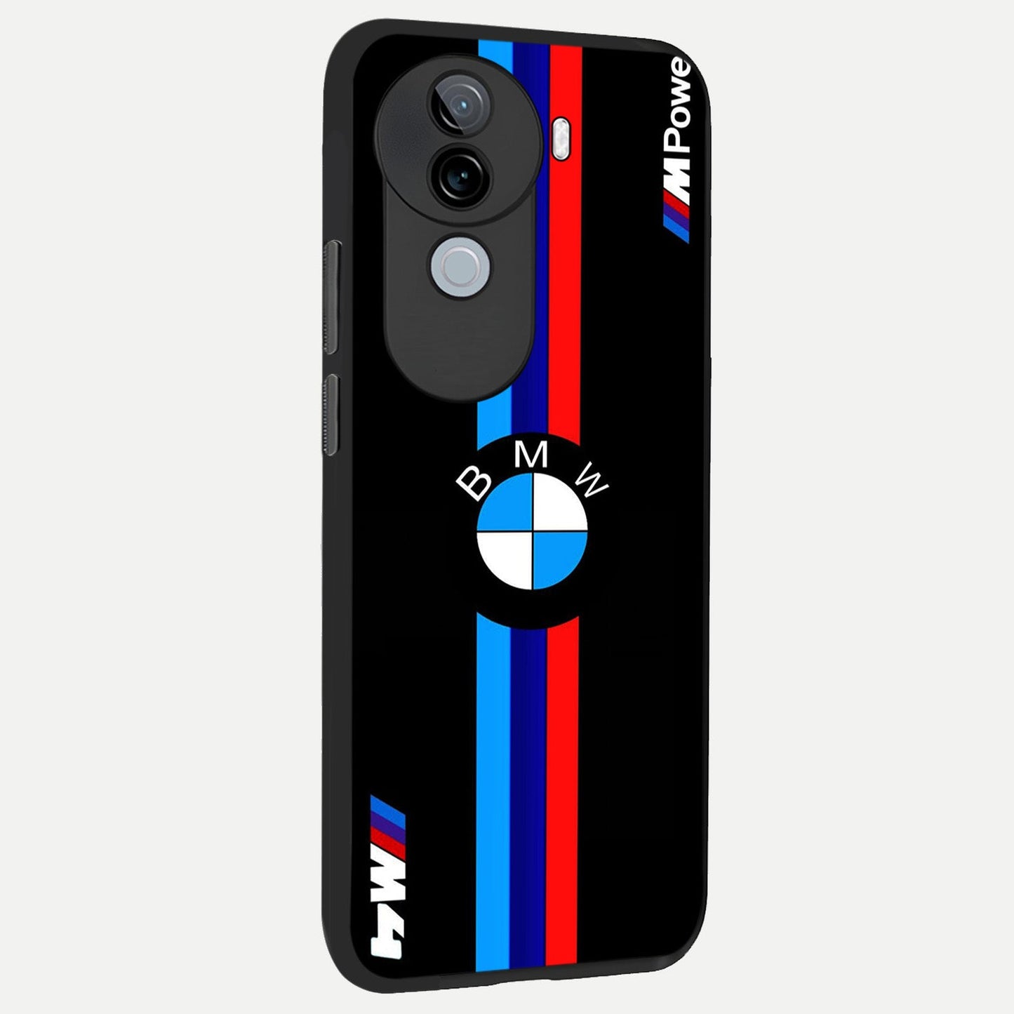 Turbo BMW Beast back cover for iQOO Z9s slim fit glass case with vibrant aesthetic design