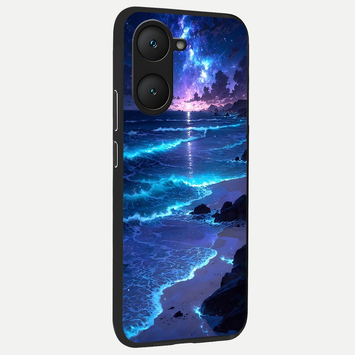 Classic Damn Look back cover for iQOO Z9 lite slim fit glass case with vibrant aesthetic design