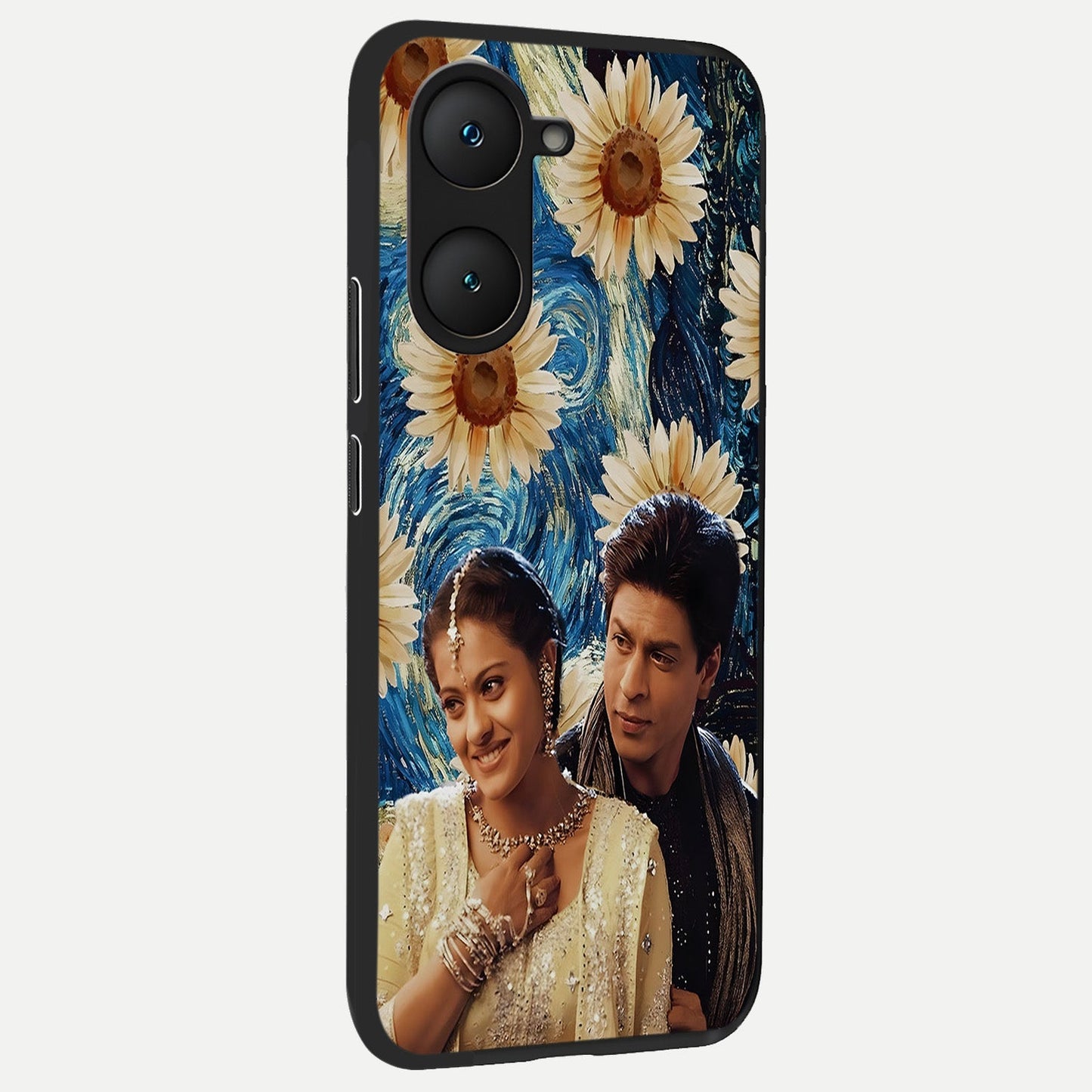Eternal Love Story back cover for iQOO Z9 lite slim fit glass case with vibrant aesthetic design