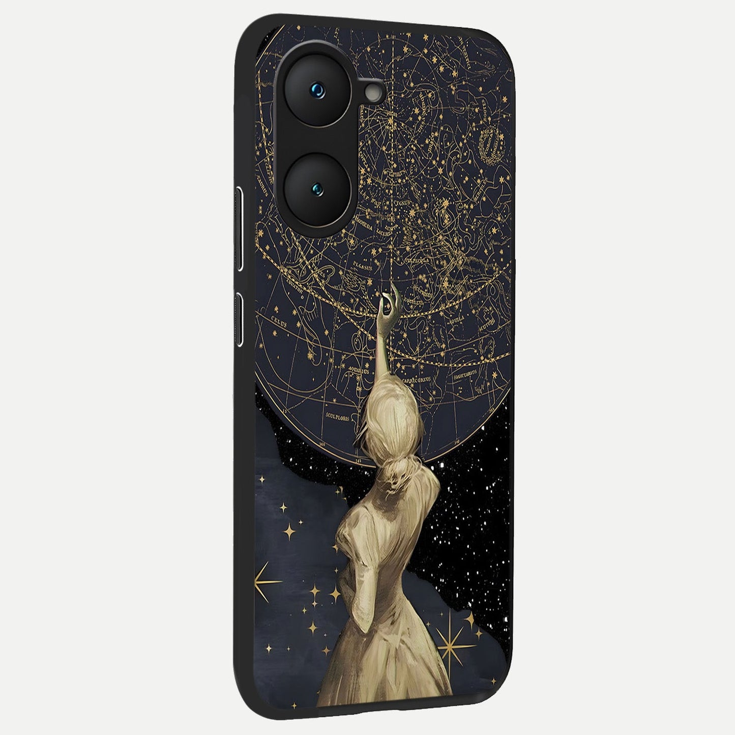 Taylor Swift Girl back cover for iQOO Z9 lite slim fit glass case with vibrant aesthetic design
