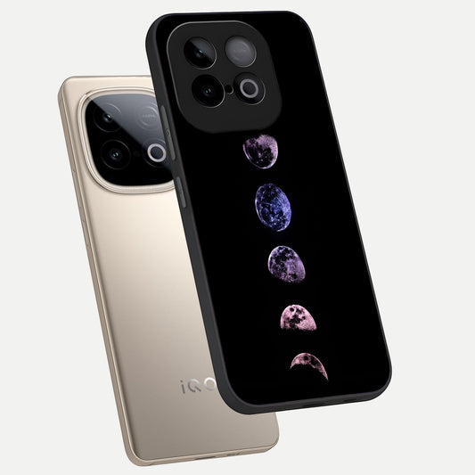 Crimson All Planets phone case for iQOO Neo 10 showing premium glass back cover with detailed artwork