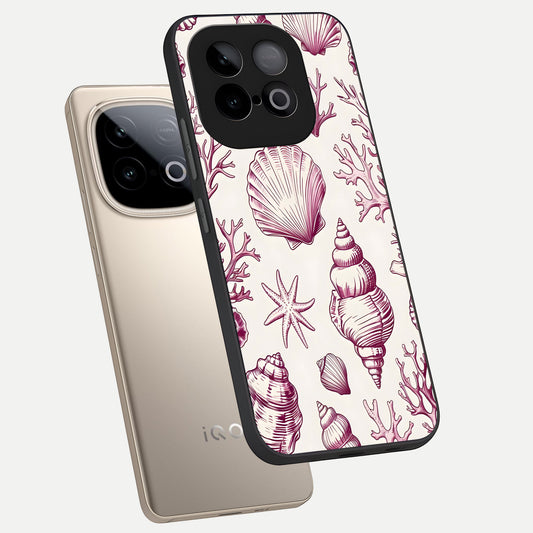 Pink Power Sparks phone case for iQOO Neo 10 showing premium glass back cover with detailed artwork