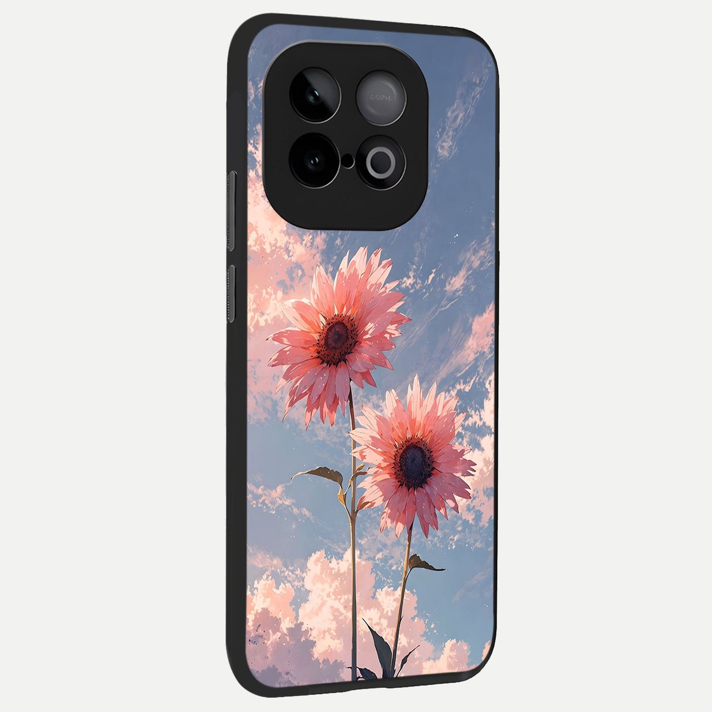 Sun Moon Balance back cover for iQOO Neo 10 slim fit glass case with vibrant aesthetic design
