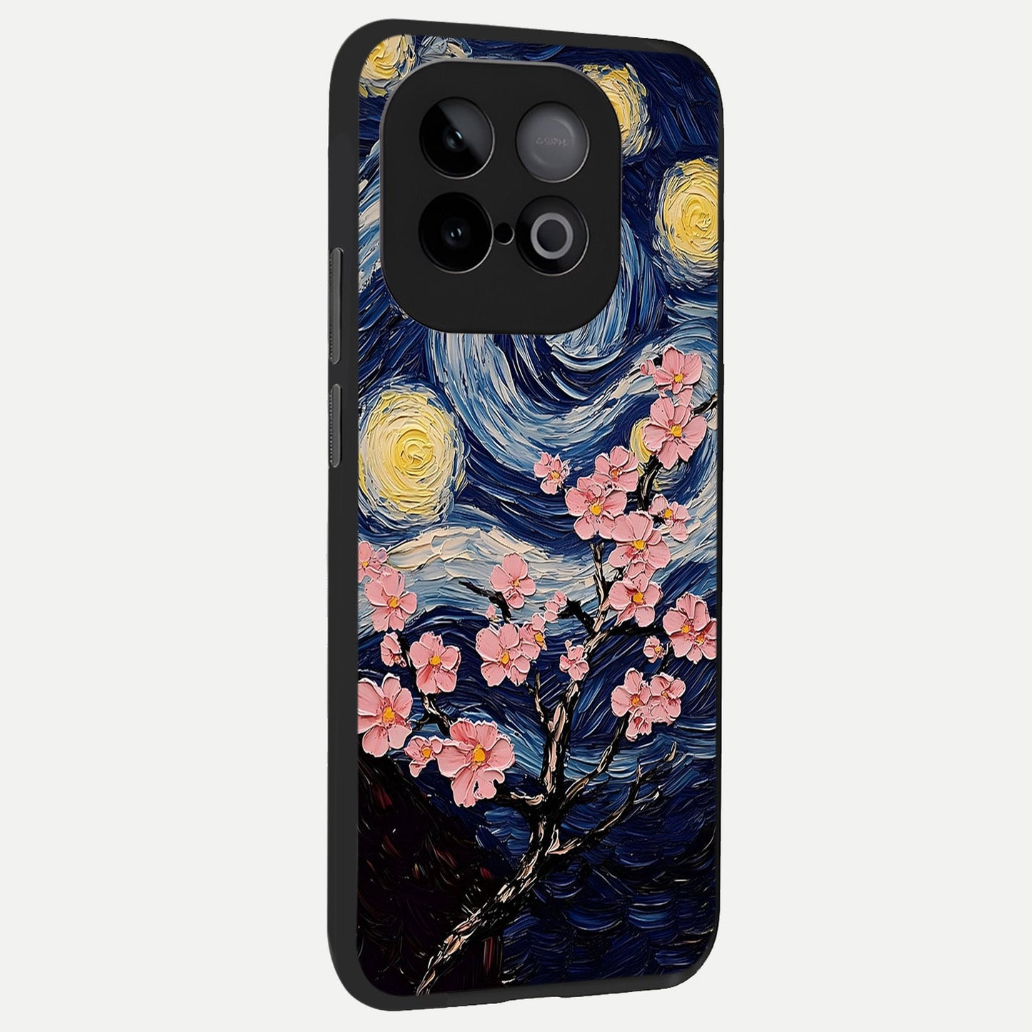 Van Gogh Scenery back cover for iQOO Neo 10 slim fit glass case with vibrant aesthetic design