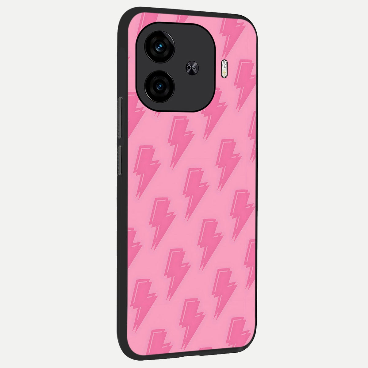Pink Moo Magic back cover for iQOO Z9 Turbo slim fit glass case with vibrant aesthetic design