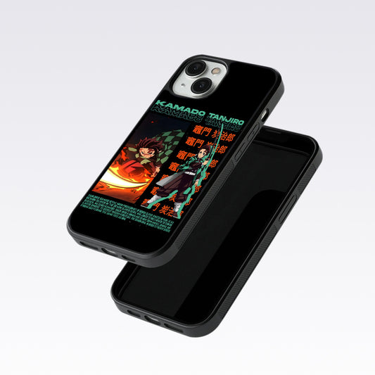 Kamado Tanjiro Glass Case For Oneplus 12R