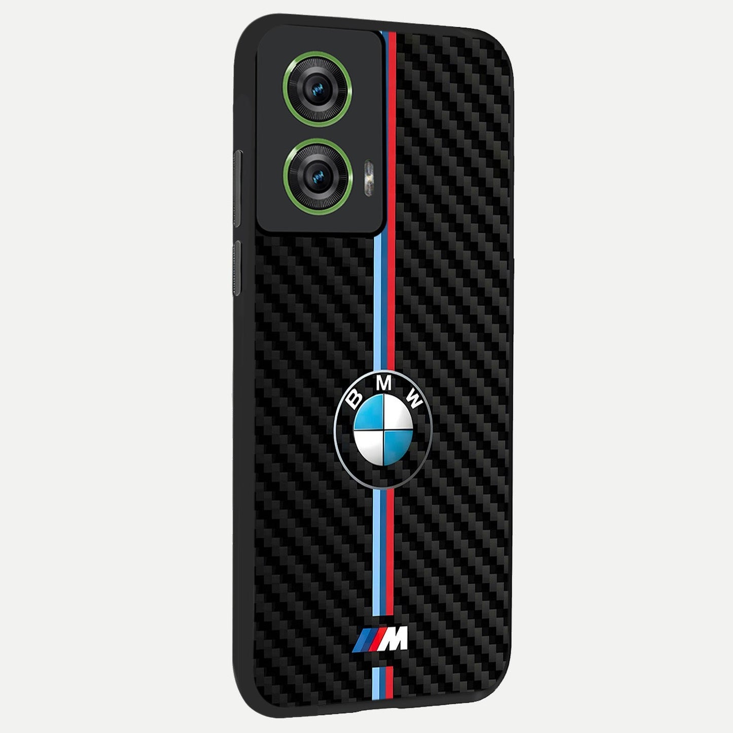 BMW Pattern back cover For Moto Edge 50 Fusion slim fit glass case with vibrant aesthetic design