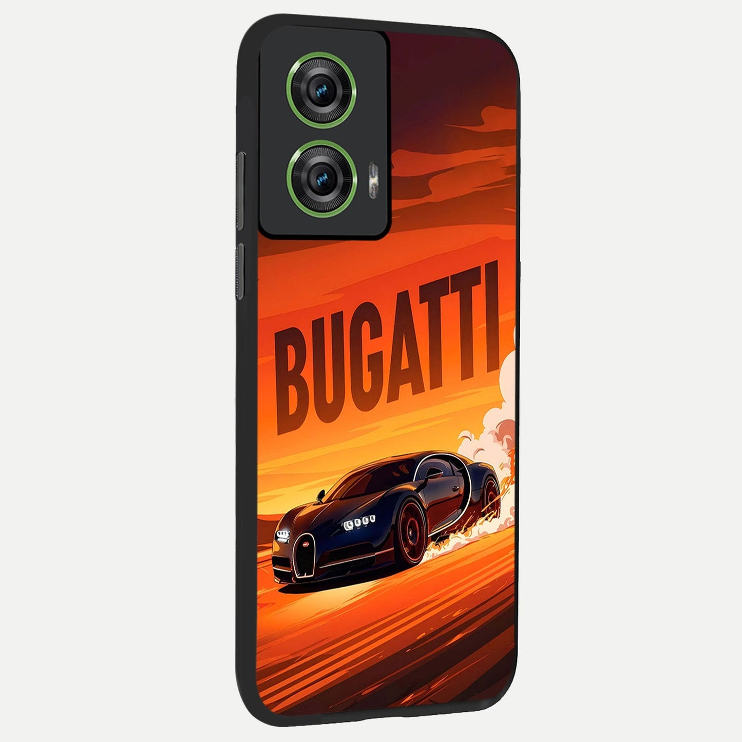 Inferno Bugatti Storm back cover For Moto Edge 50 Fusion slim fit glass case with vibrant aesthetic design