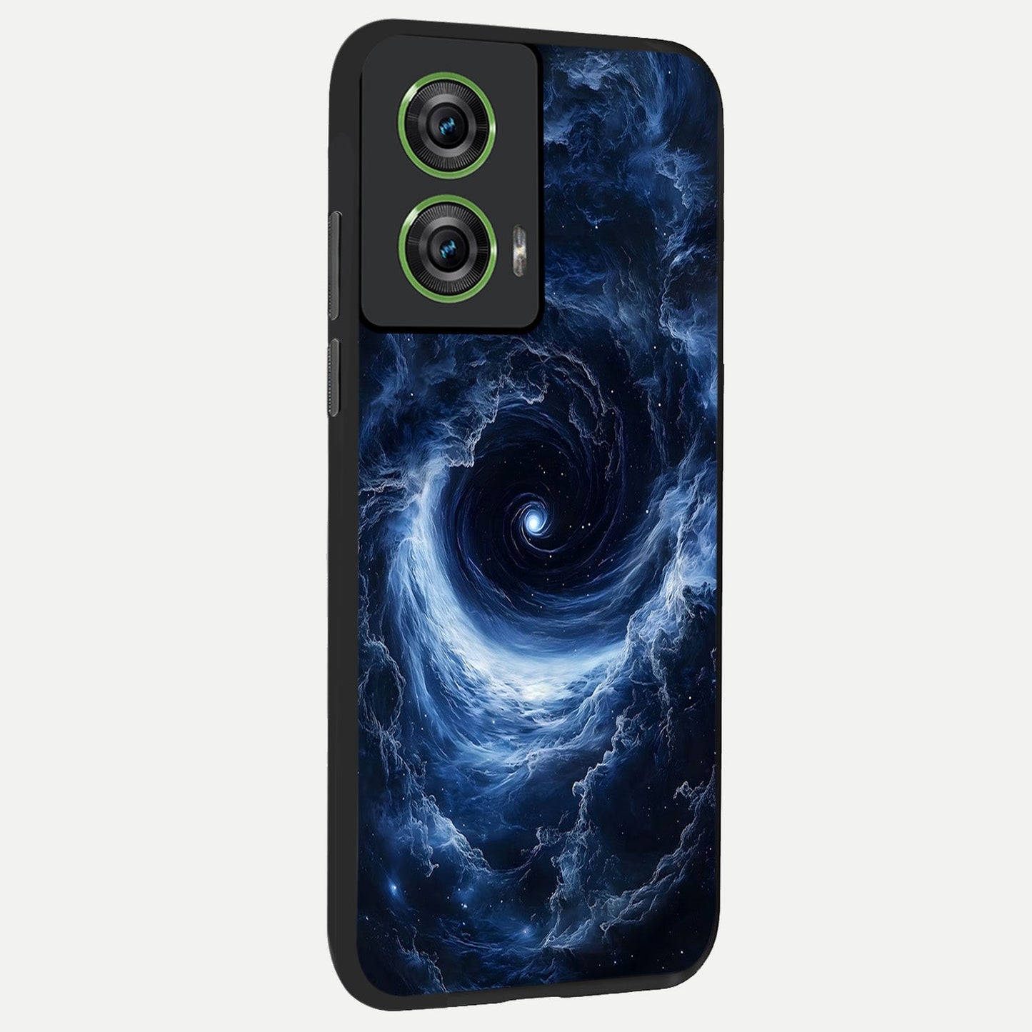 Stunning Galaxy back cover For Moto Edge 50 Fusion slim fit glass case with vibrant aesthetic design