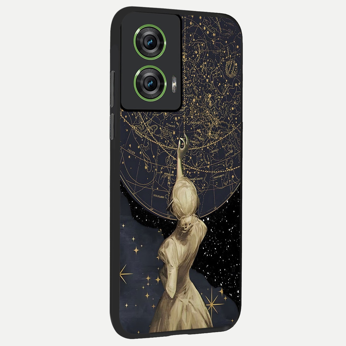 Taylor Swift Girl back cover For Moto Edge 50 Fusion slim fit glass case with vibrant aesthetic design