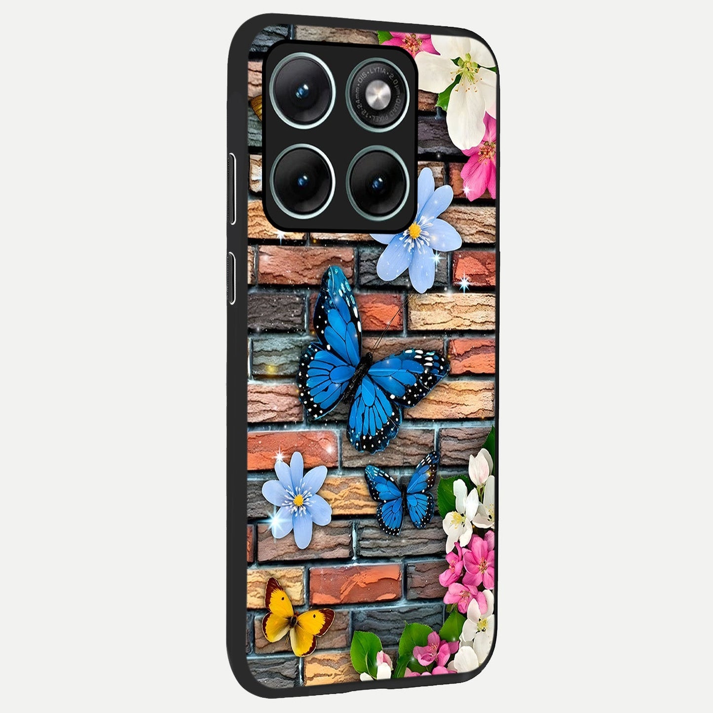 Brick Bloom Flight back cover For Moto Edge 70 Fusion slim fit glass case with vibrant aesthetic design