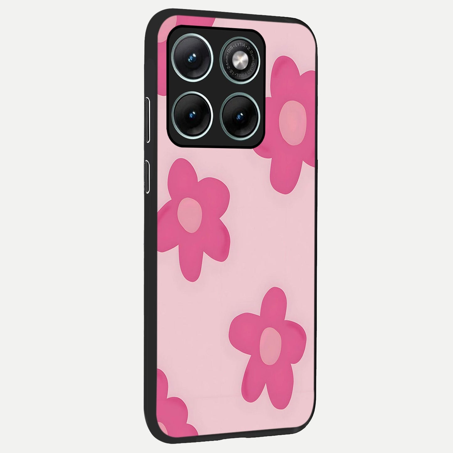 Candy Bloom Dreams back cover For Moto Edge 70 Fusion slim fit glass case with vibrant aesthetic design