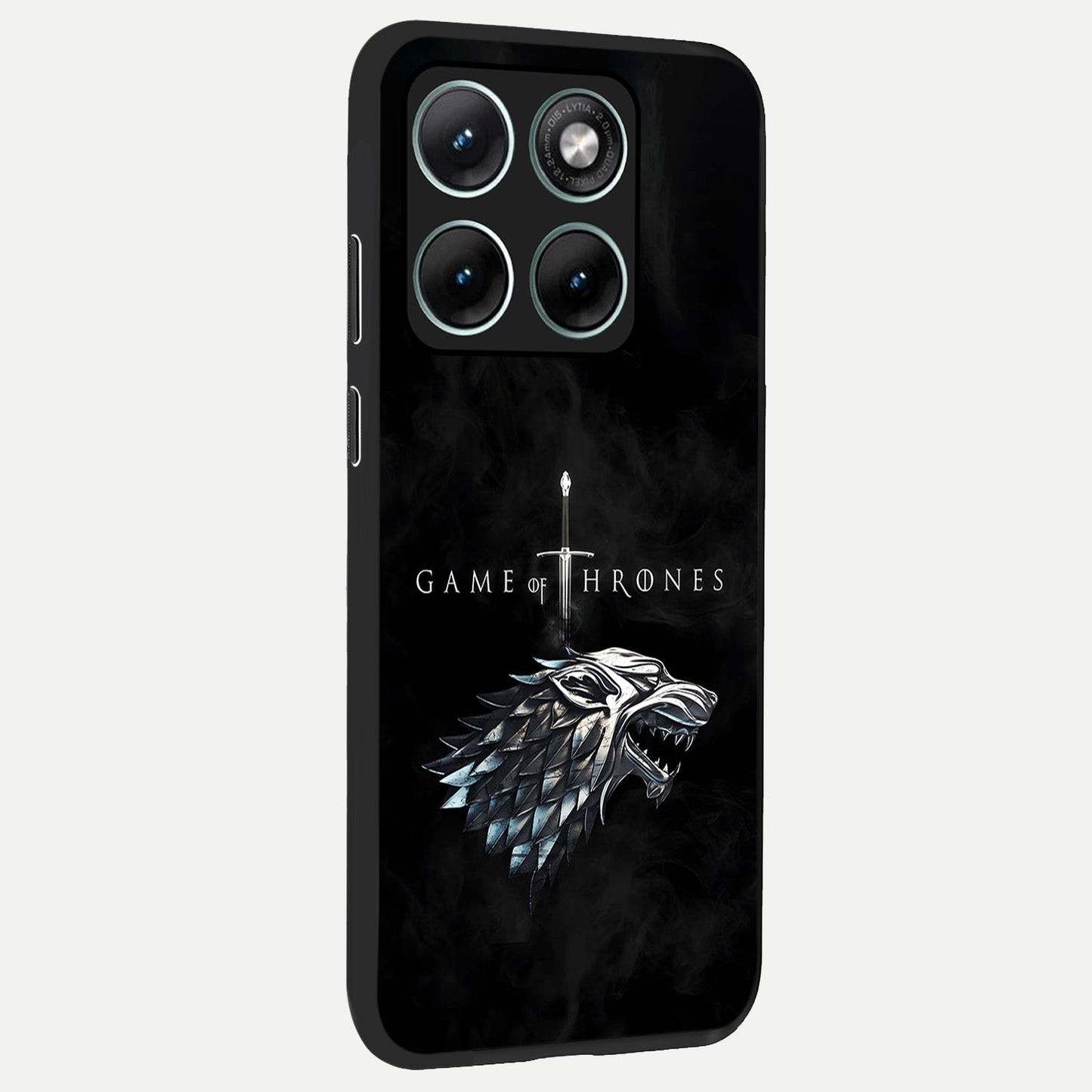Throne Wolf Legacy back cover For Moto Edge 70 Fusion slim fit glass case with vibrant aesthetic design