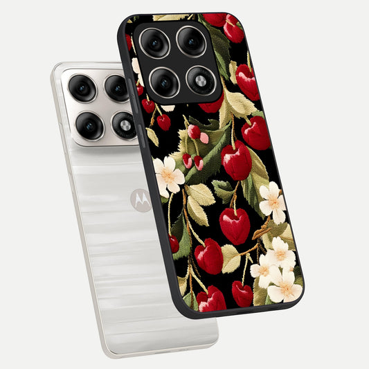 Blooming Spendor Bird phone case For Moto Edge 70 Pro showing premium glass back cover with detailed artwork