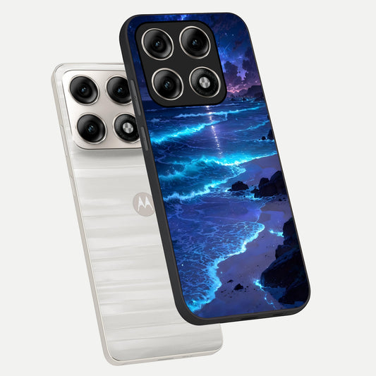 Classic Damn Look phone case For Moto Edge 70 Pro showing premium glass back cover with detailed artwork