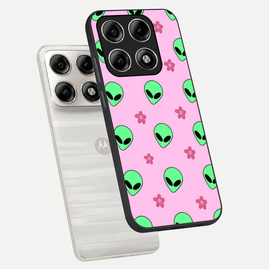 Cosmic Cute Crush phone case For Moto Edge 70 Pro showing premium glass back cover with detailed artwork