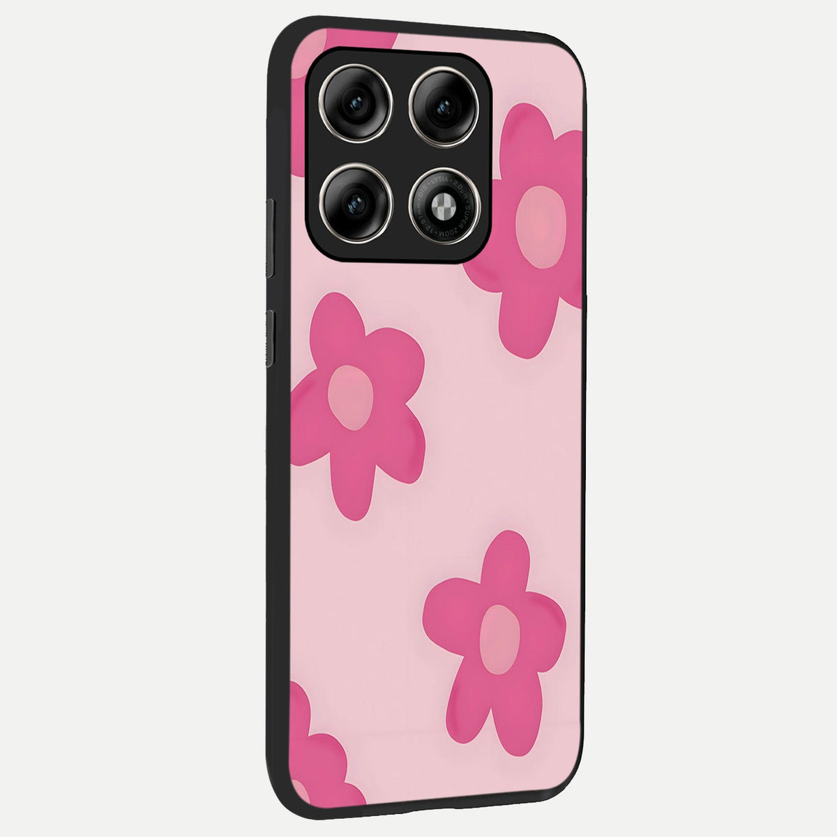 Candy Bloom Dreams back cover For Moto Edge 70 Pro slim fit glass case with vibrant aesthetic design