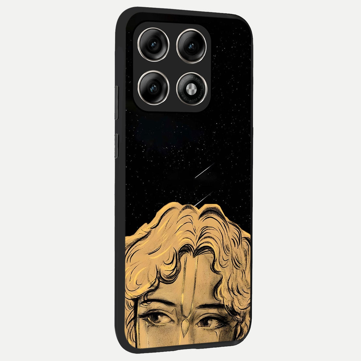Celestial Gods Plan back cover For Moto Edge 70 Pro slim fit glass case with vibrant aesthetic design