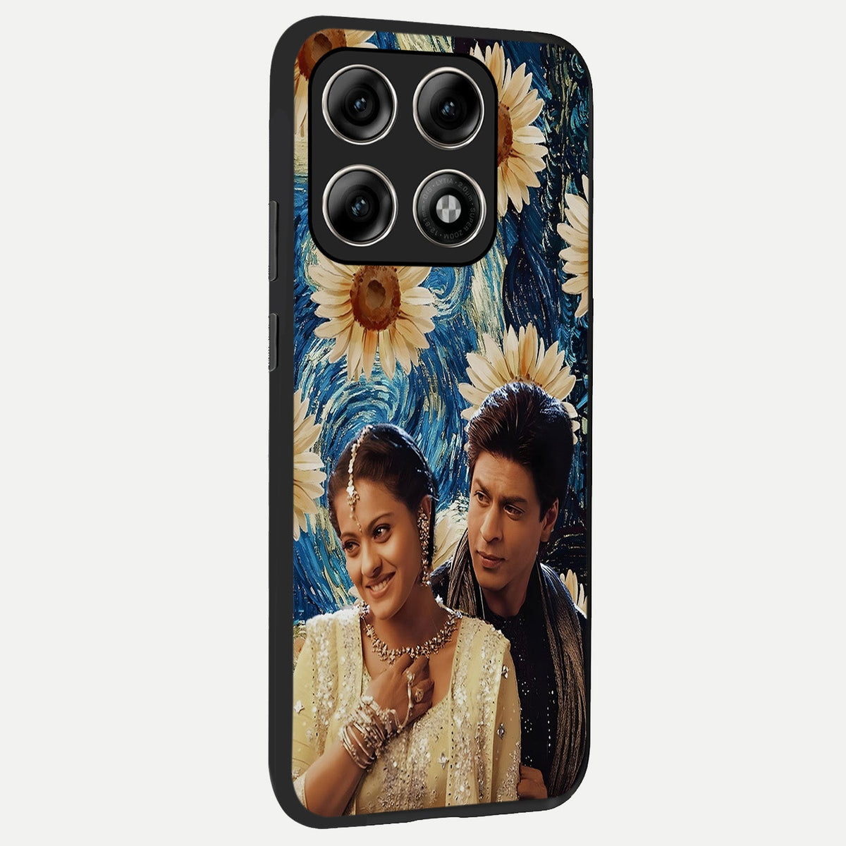 Eternal Love Story back cover For Moto Edge 70 Pro slim fit glass case with vibrant aesthetic design