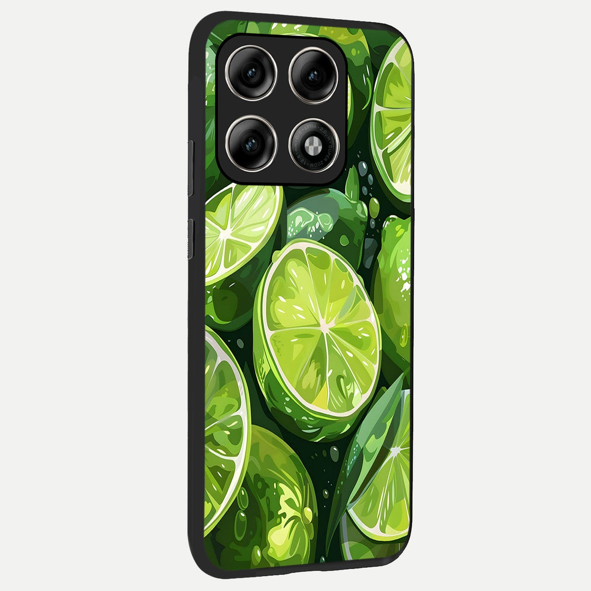 Green Kawasaki back cover For Moto Edge 70 Pro slim fit glass case with vibrant aesthetic design