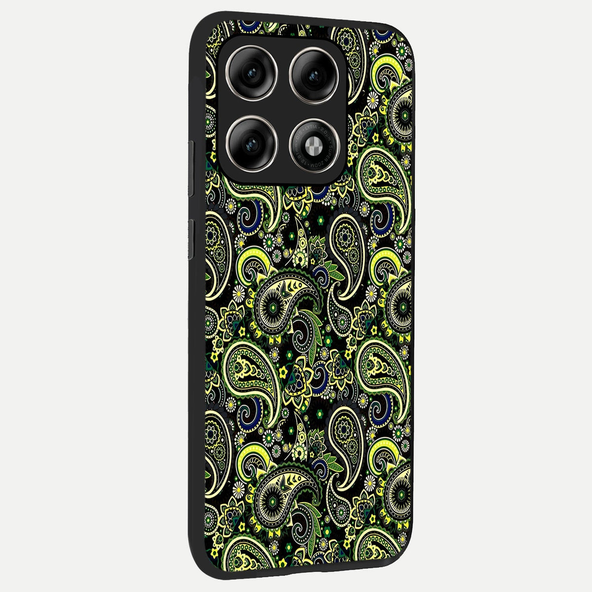 Green Lemon back cover For Moto Edge 70 Pro slim fit glass case with vibrant aesthetic design