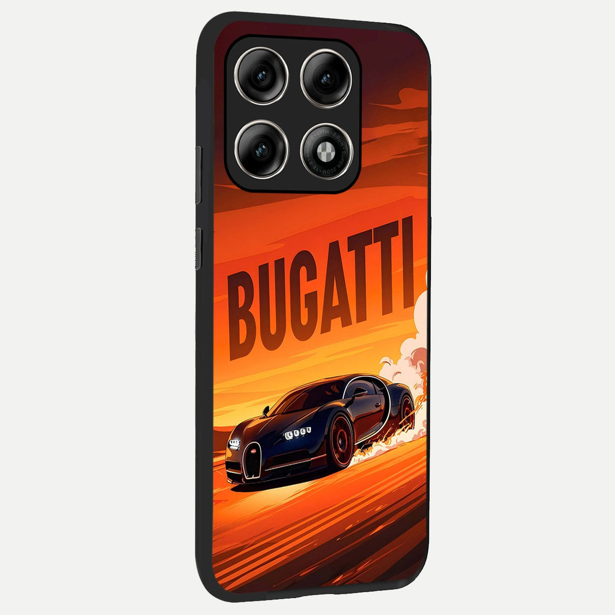 Inferno Bugatti Storm back cover For Moto Edge 70 Pro slim fit glass case with vibrant aesthetic design