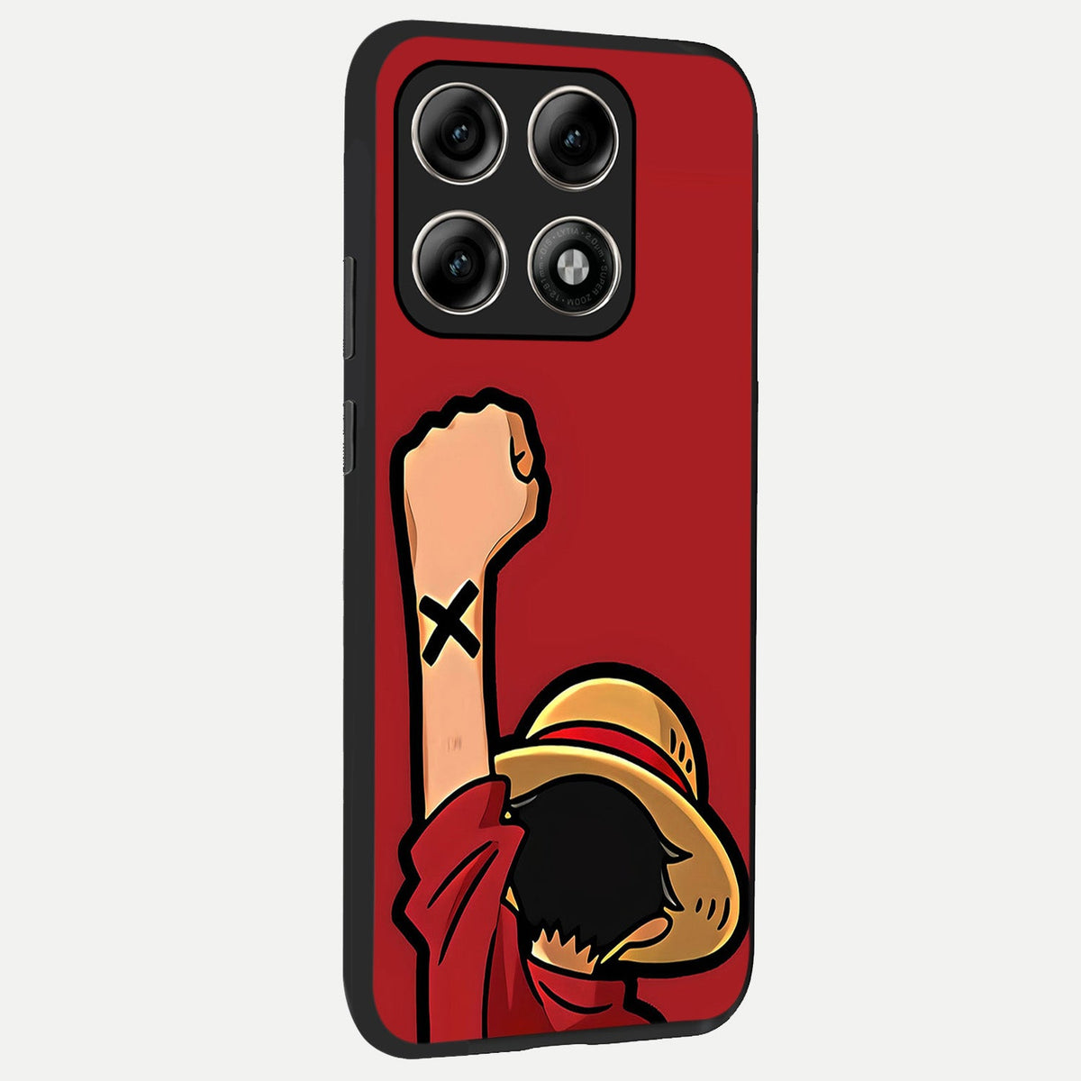 Luffy X Spirit back cover For Moto Edge 70 Pro slim fit glass case with vibrant aesthetic design
