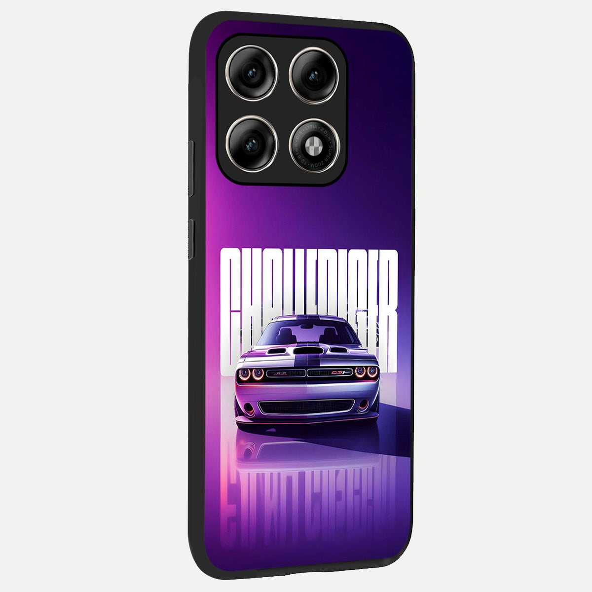 Midnight Muscle Ride back cover For Moto Edge 70 Pro slim fit glass case with vibrant aesthetic design