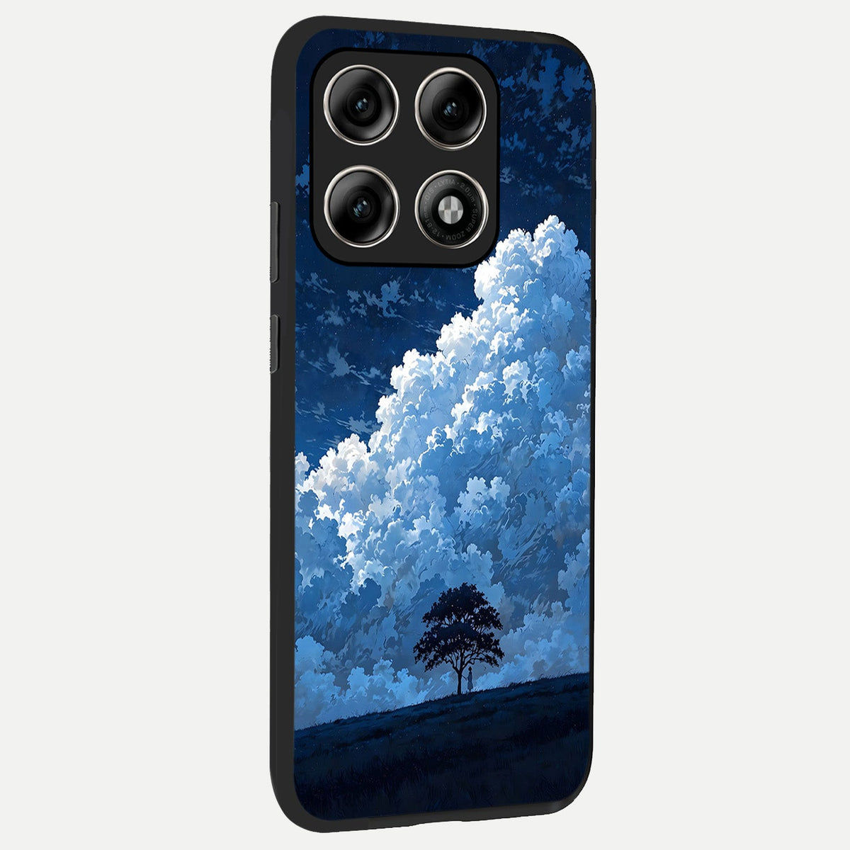 Midnight Sky Serenity back cover For Moto Edge 70 Pro slim fit glass case with vibrant aesthetic design