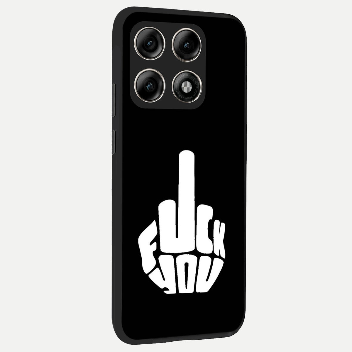Rebel Mode On back cover For Moto Edge 70 Pro slim fit glass case with vibrant aesthetic design