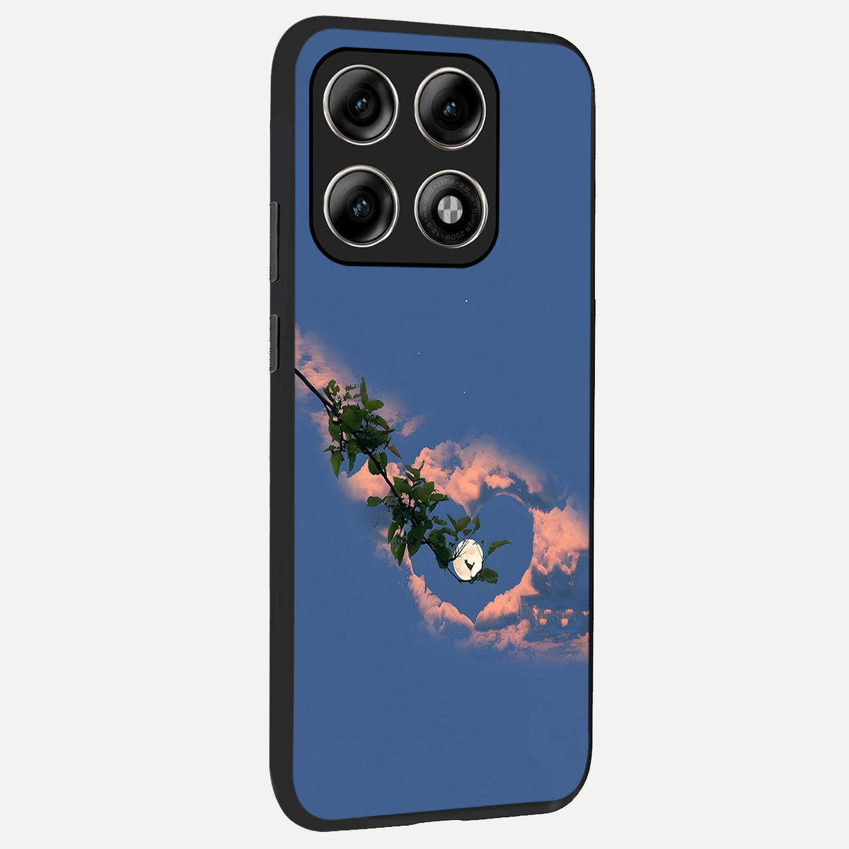 Sky Under Tree back cover For Moto Edge 70 Pro slim fit glass case with vibrant aesthetic design