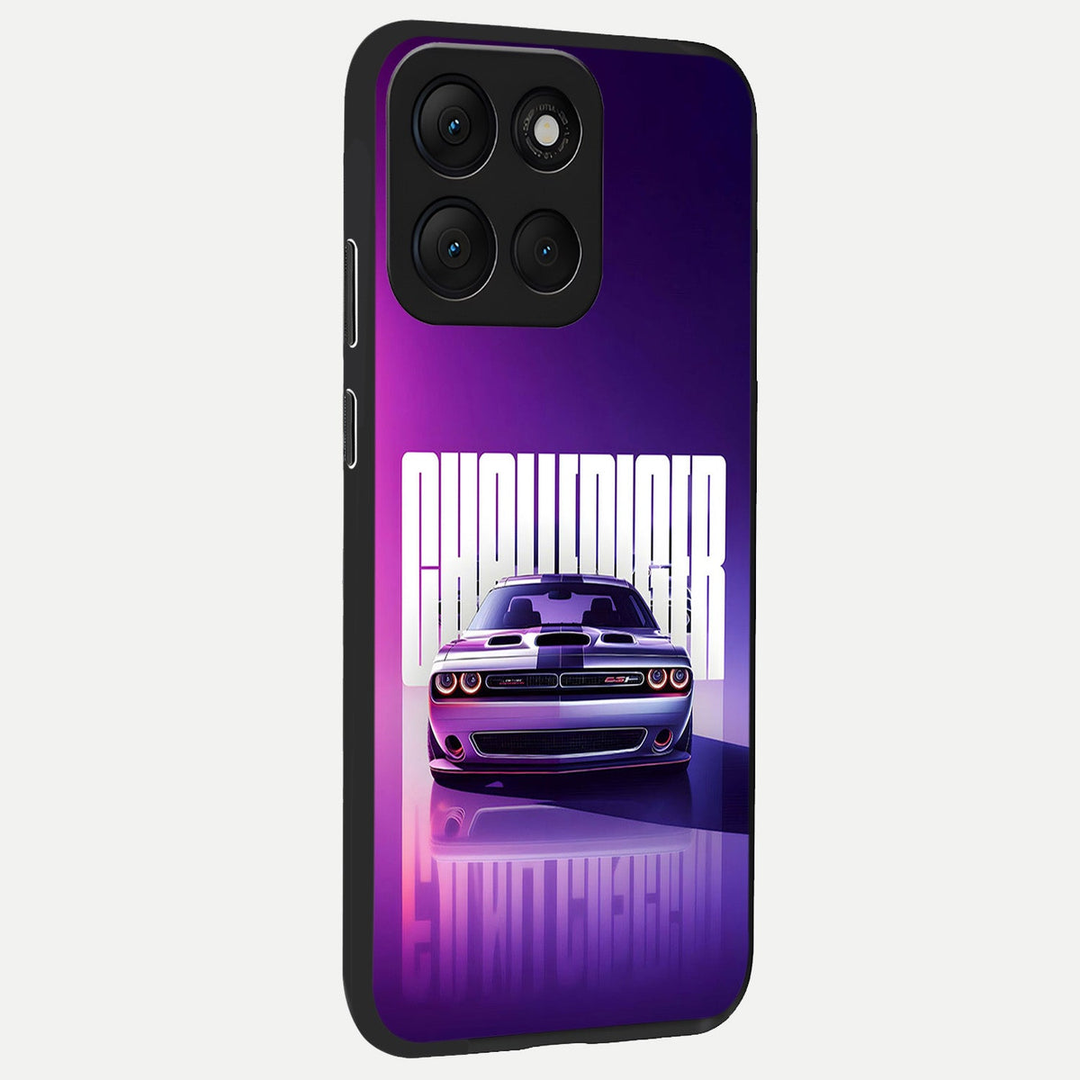 Midnight Muscle Ride back cover For Moto G86 Power slim fit glass case with vibrant aesthetic design