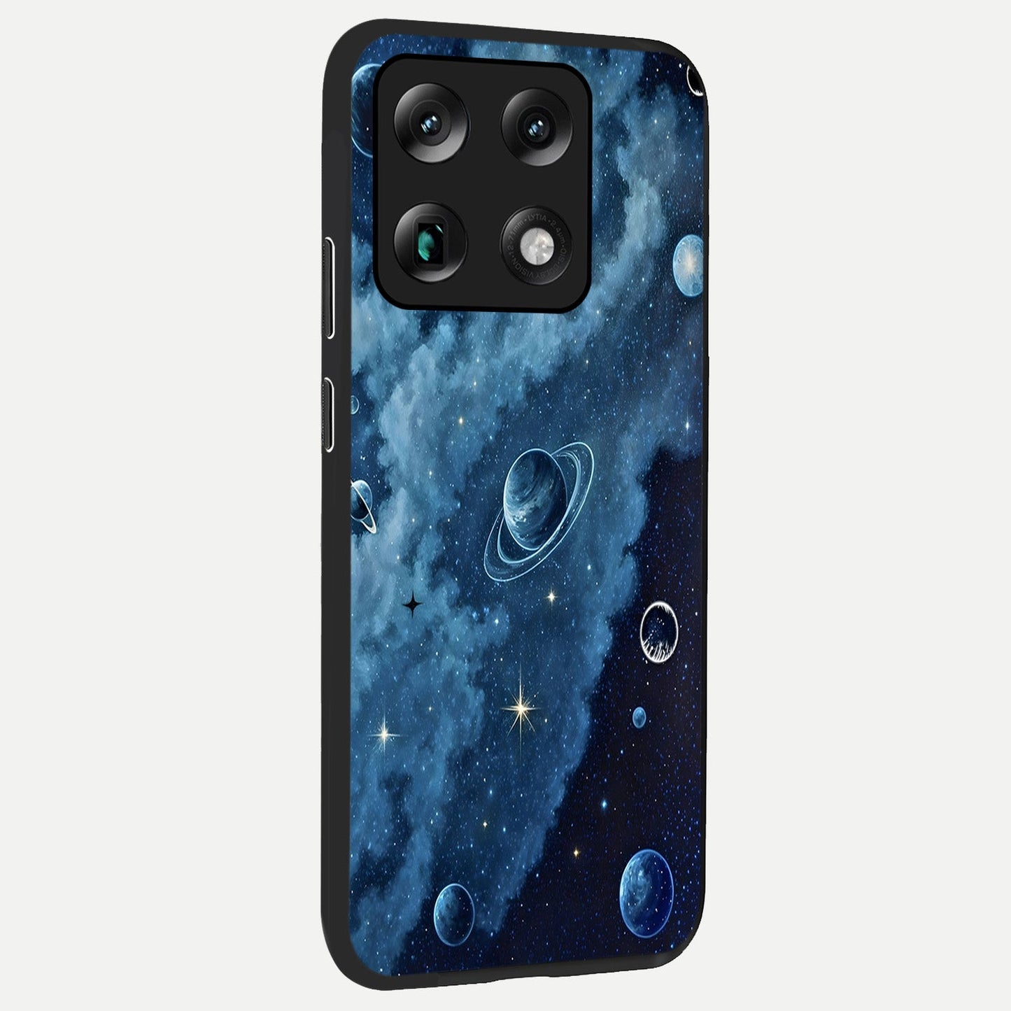 Galaxy Dream Space back cover For Moto Signature slim fit glass case with vibrant aesthetic design