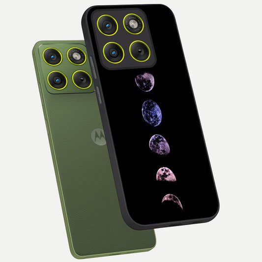 Crimson All Planets phone case For Moto Edge 70 showing premium glass back cover with detailed artwork