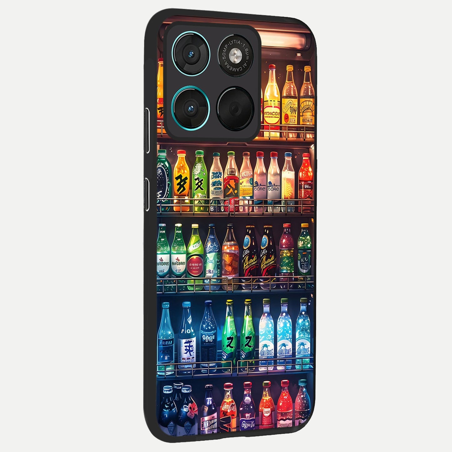 Colorfull Tree back cover For Moto G57 Power slim fit glass case with vibrant aesthetic design