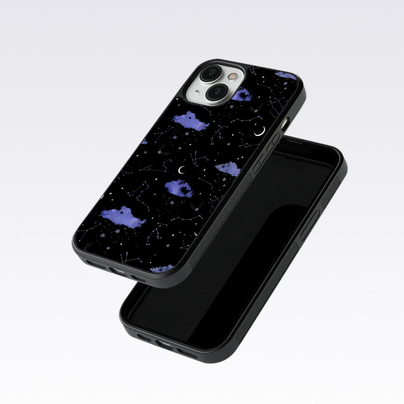 Night Sky Constellations and Stars glass Case For Nothing Phone 2A