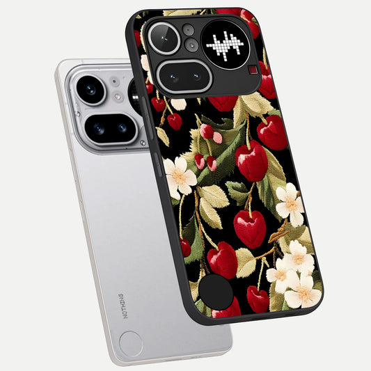 Blooming Spendor Bird phone case For Nothing Phone 4A Pro showing premium glass back cover with detailed artwork