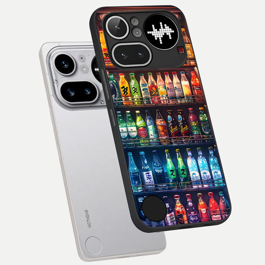 Colorfull Tree phone case For Nothing Phone 4A Pro showing premium glass back cover with detailed artwork